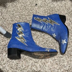 Lightening bolt made in nyc boots MODERN VICE